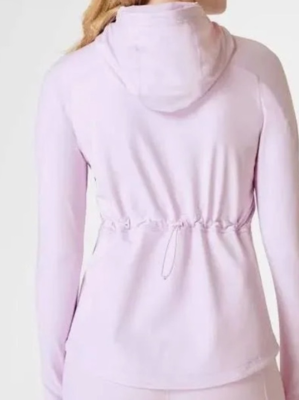 Sweaty Betty Mistflower Purple Super Soft Workout Zip Up Hoodie